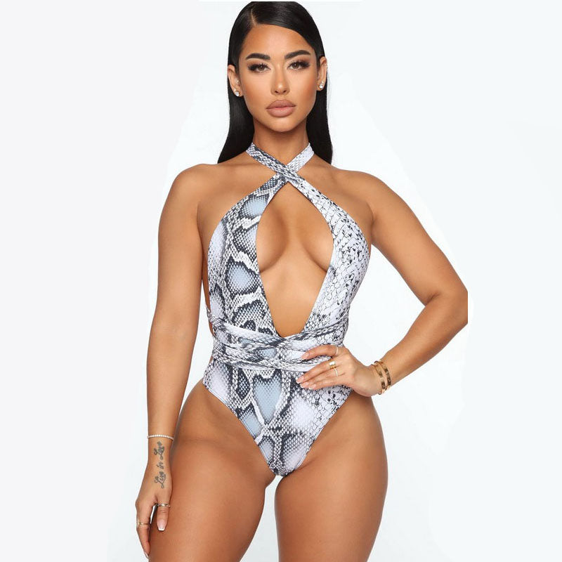 Strapless Backless Swimsuit