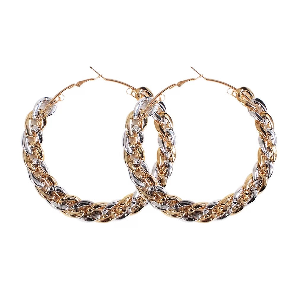 Gold Lynx Earrings